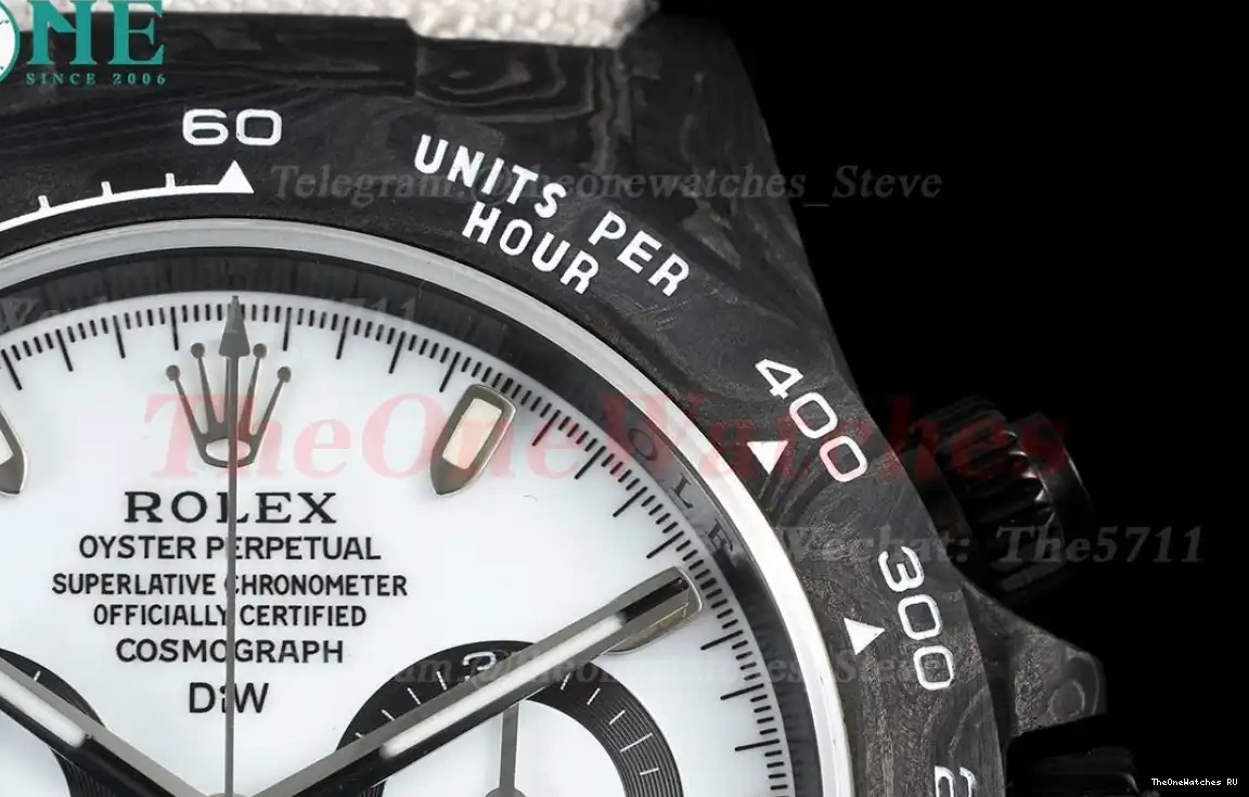 DIW QF Dial NY Daytona SA4130 White 40mm Carbon 0426